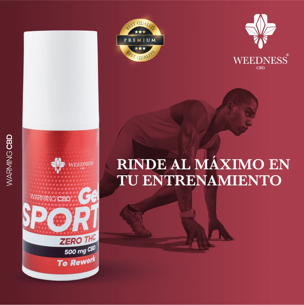 Gel Sport Warming 0 THC⎮500mg CBD (100ml) - Imagen 3