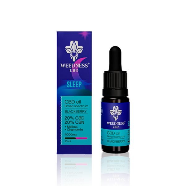 Sleep Aceite CBD 20% + CBN 20% Broad Spectrum | Mora (10ml)